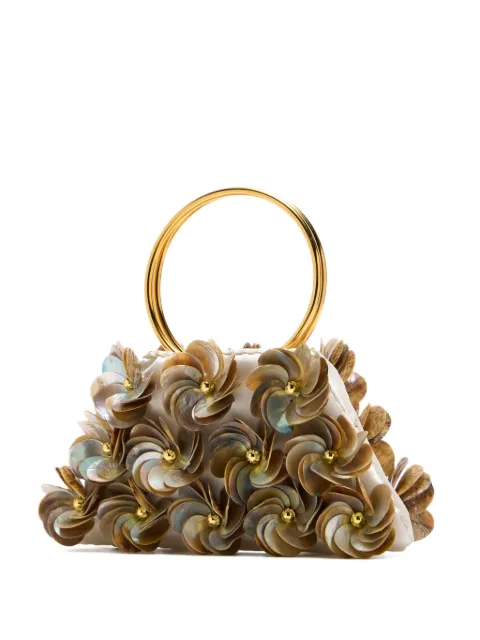 Vanina Fleurs de Shells clutch bag