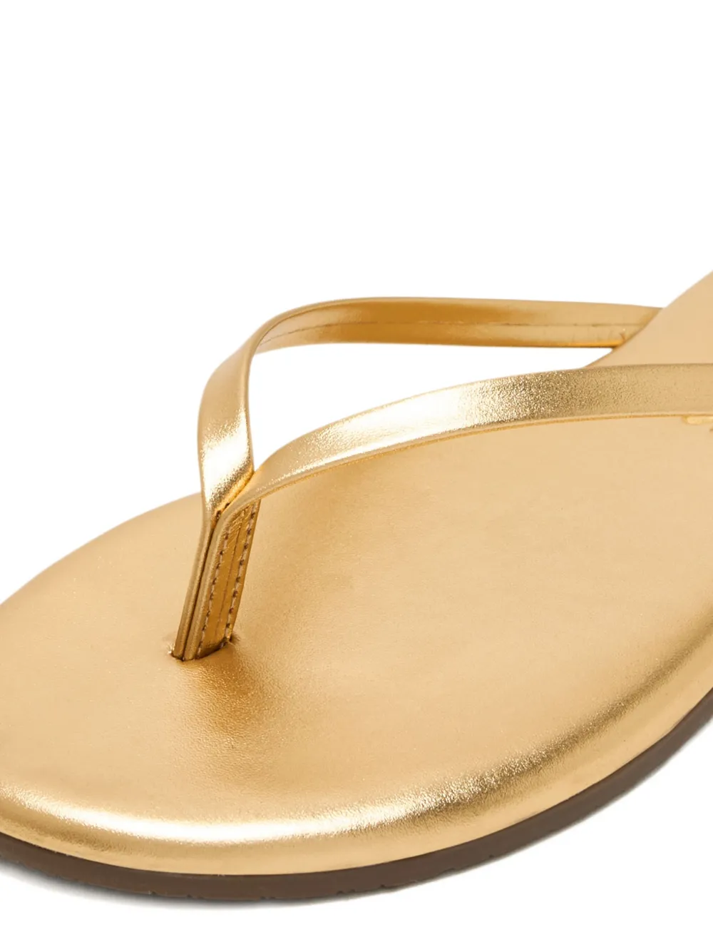 Tkees leather sandals Gold