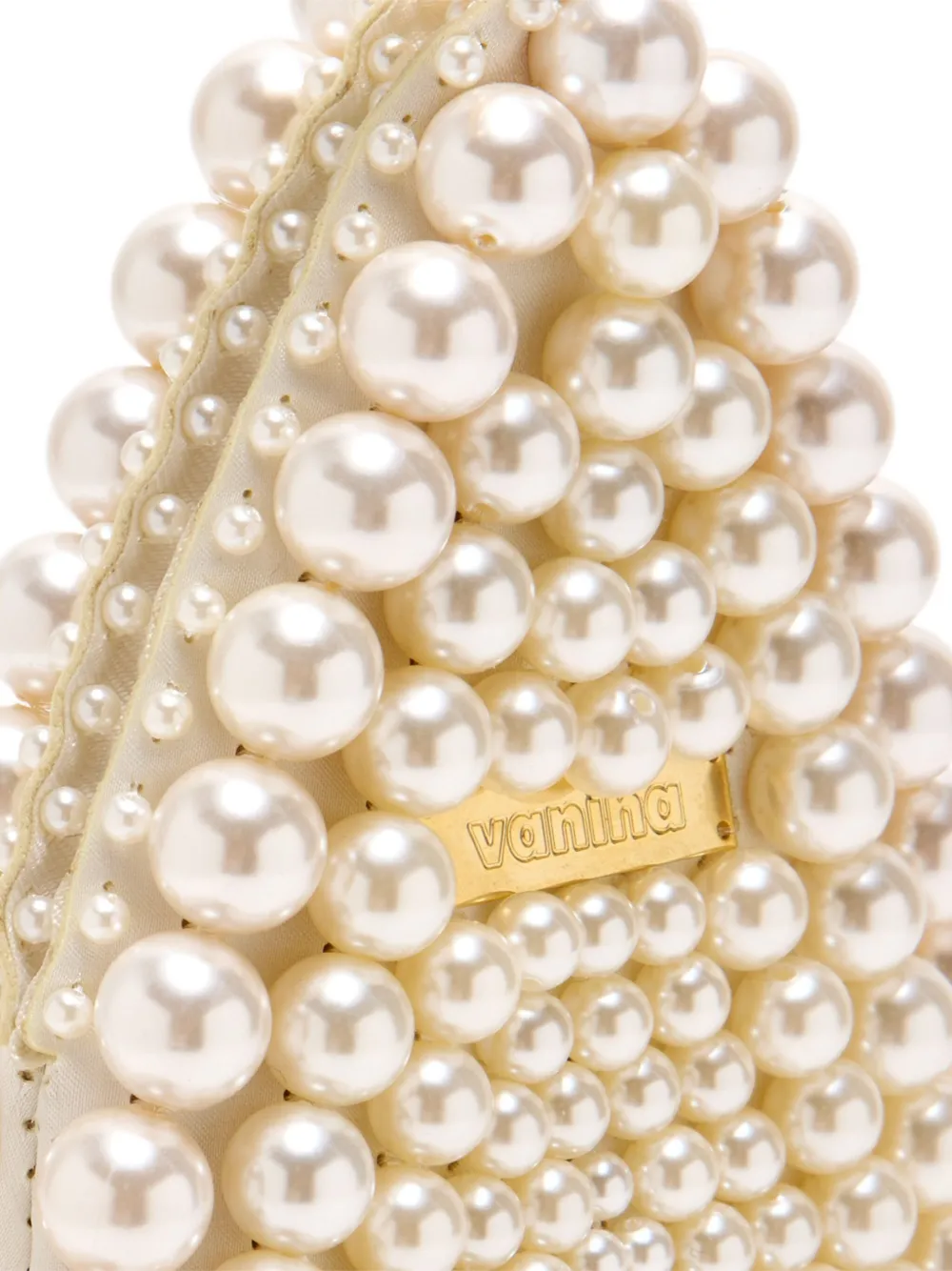 Vanina Goutte clutch bag Wit