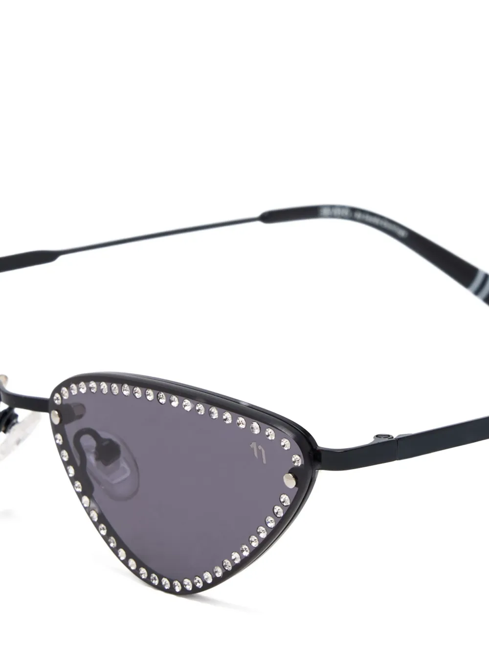 Elleven Zonnebril met cat-eye montuur Zwart