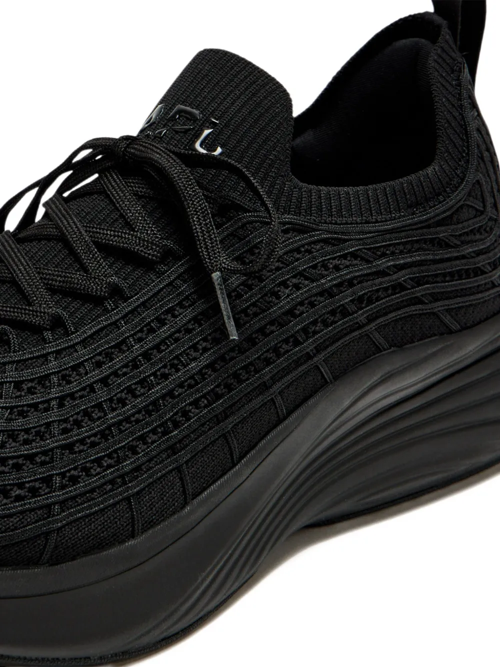 APL: ATHLETIC PROPULSION LABS TechLoom Zipline textured sneakers Black
