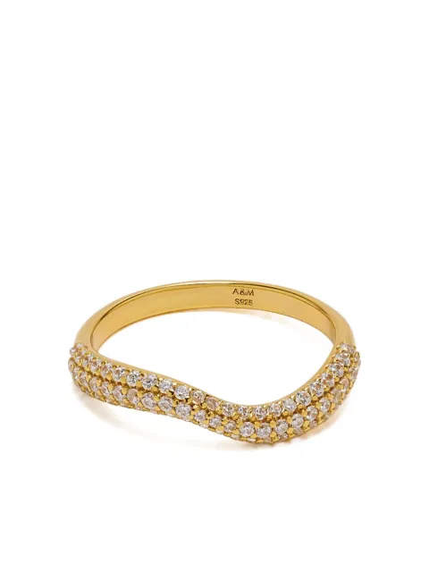 Astrid & Miyu Wave Crystal ring