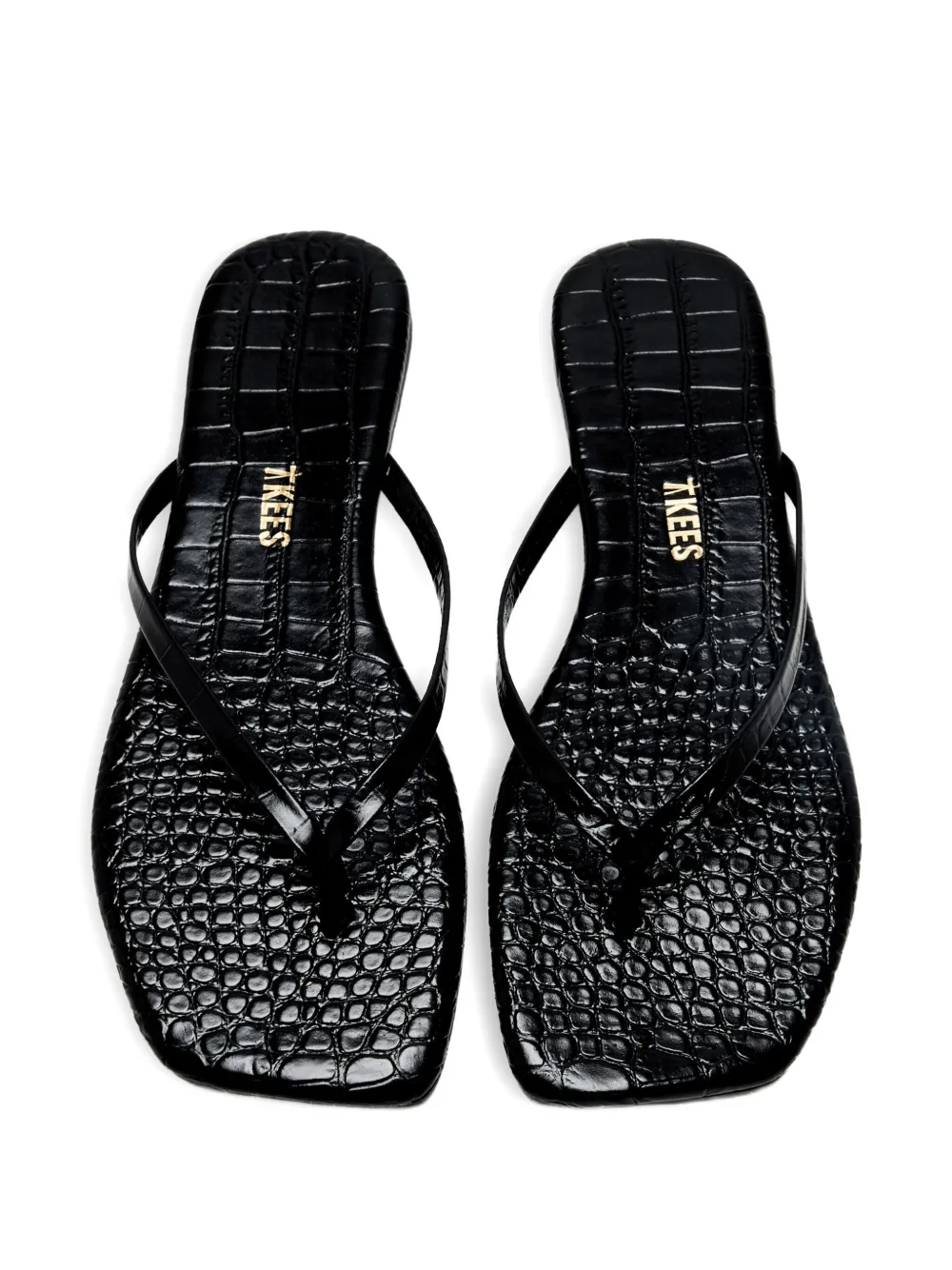 Tkees Lily square-toe sandals Black