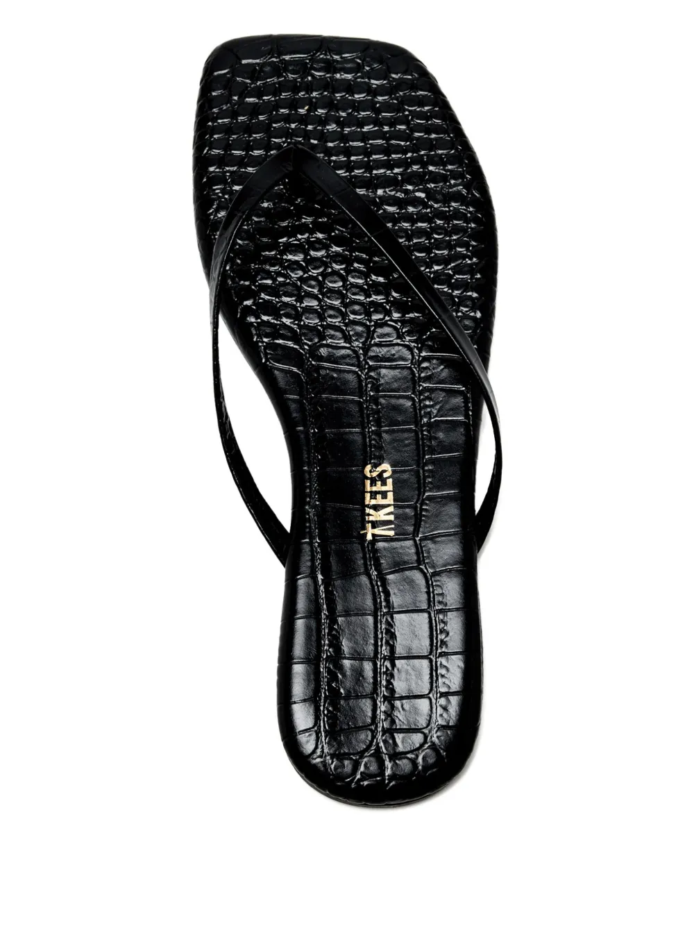 Tkees Lily square-toe sandals Black