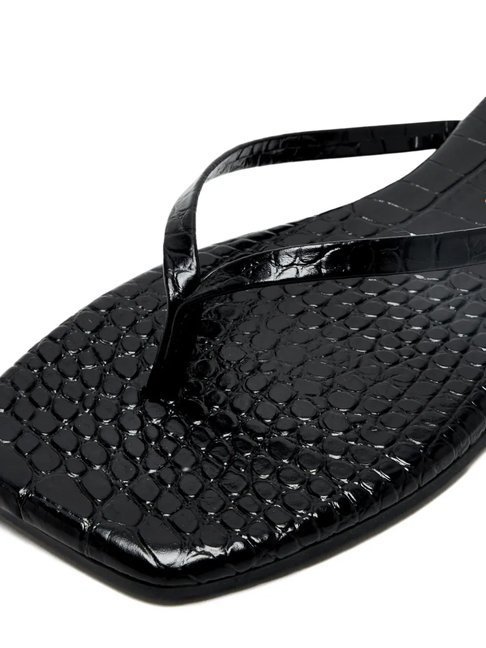 Tkees Lily square-toe sandals Black