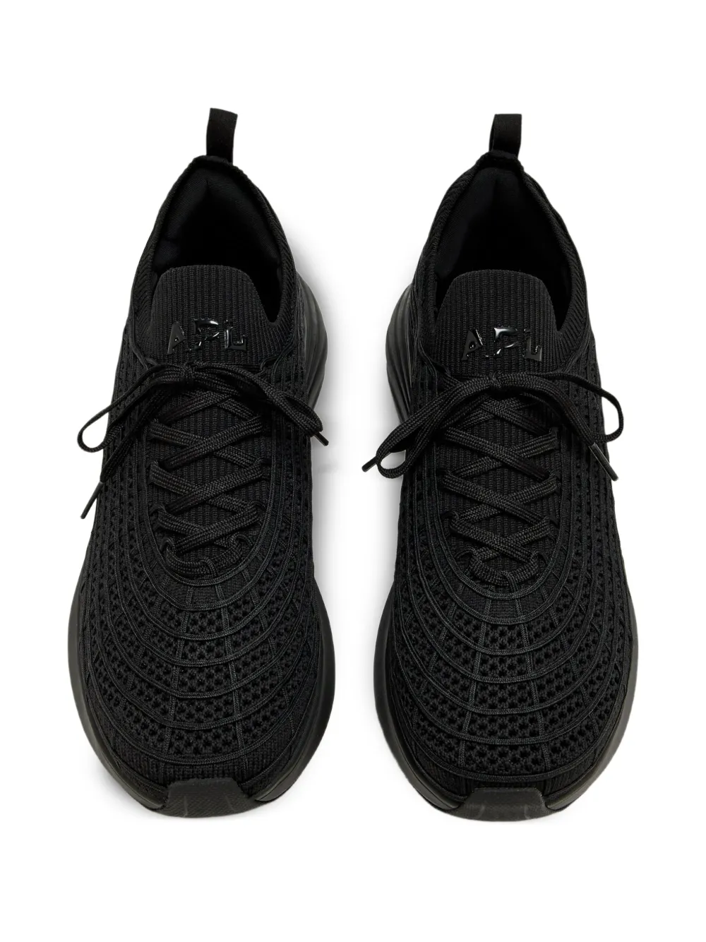 APL: ATHLETIC PROPULSION LABS TechLoom Zipline gebreide sneakers - Zwart