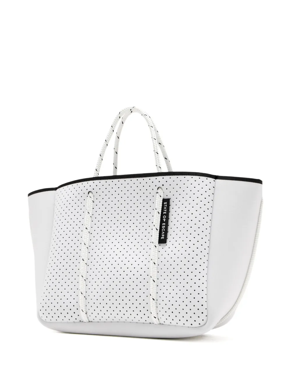 STATE OF ESCAPE Petit Escape geperforeerde shopper - Wit