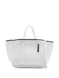 STATE OF ESCAPE Petit Escape perforated tote bag - White