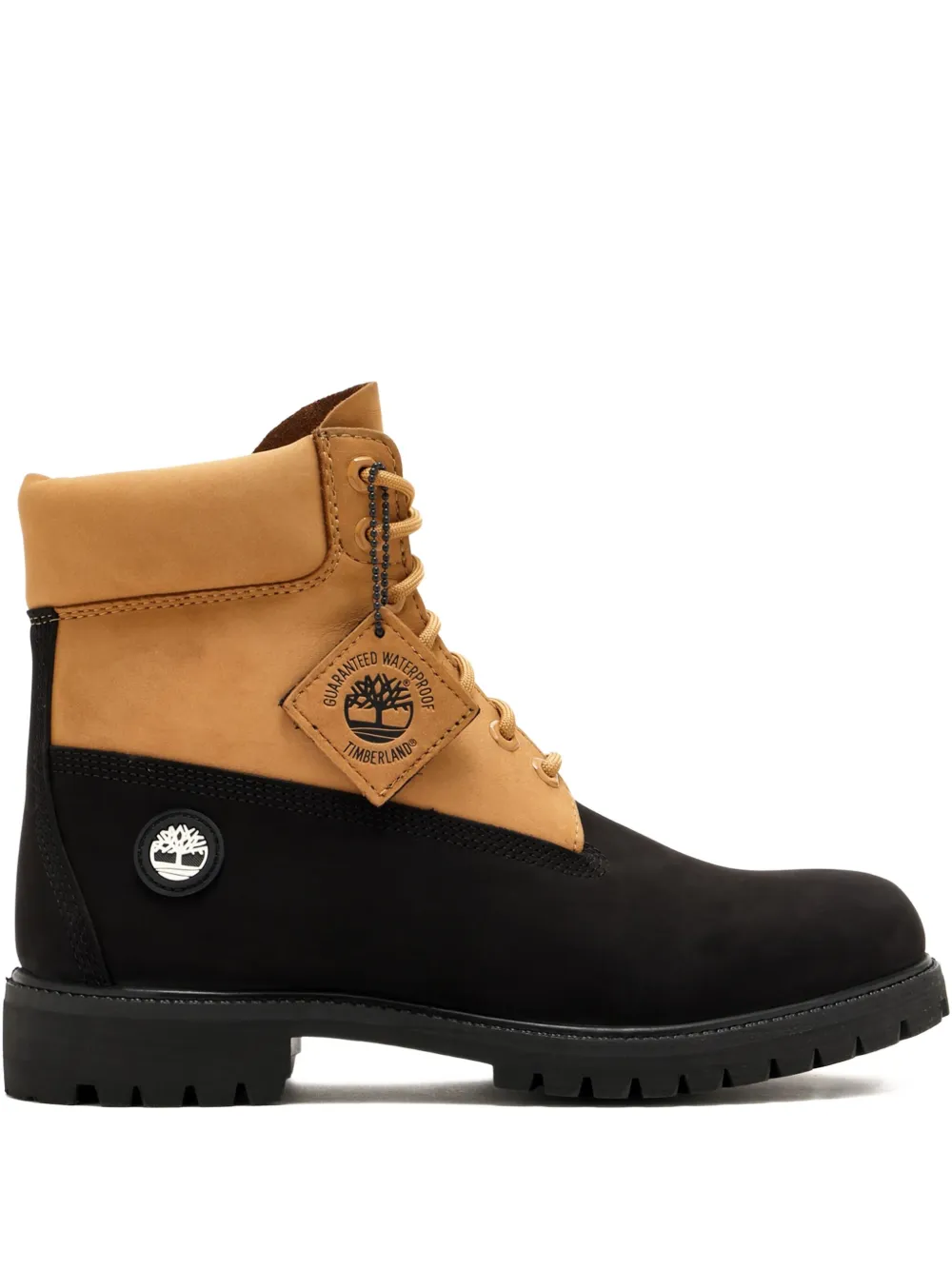 Timberland leather two-tone boots | Black | Image 1