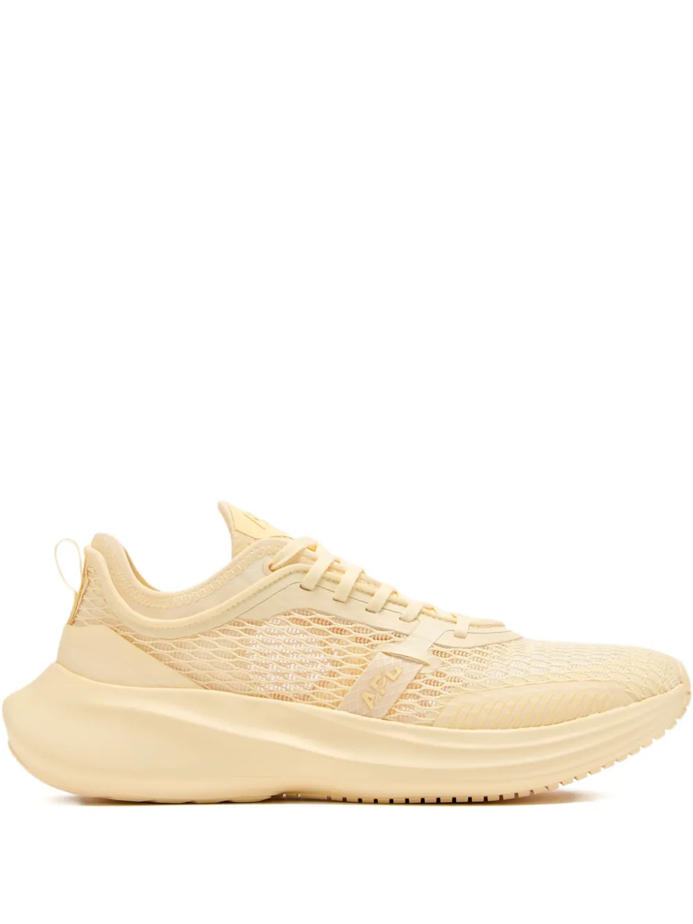 APL: ATHLETIC PROPULSION LABS mesh-panelled lace-up sneakers Yellow