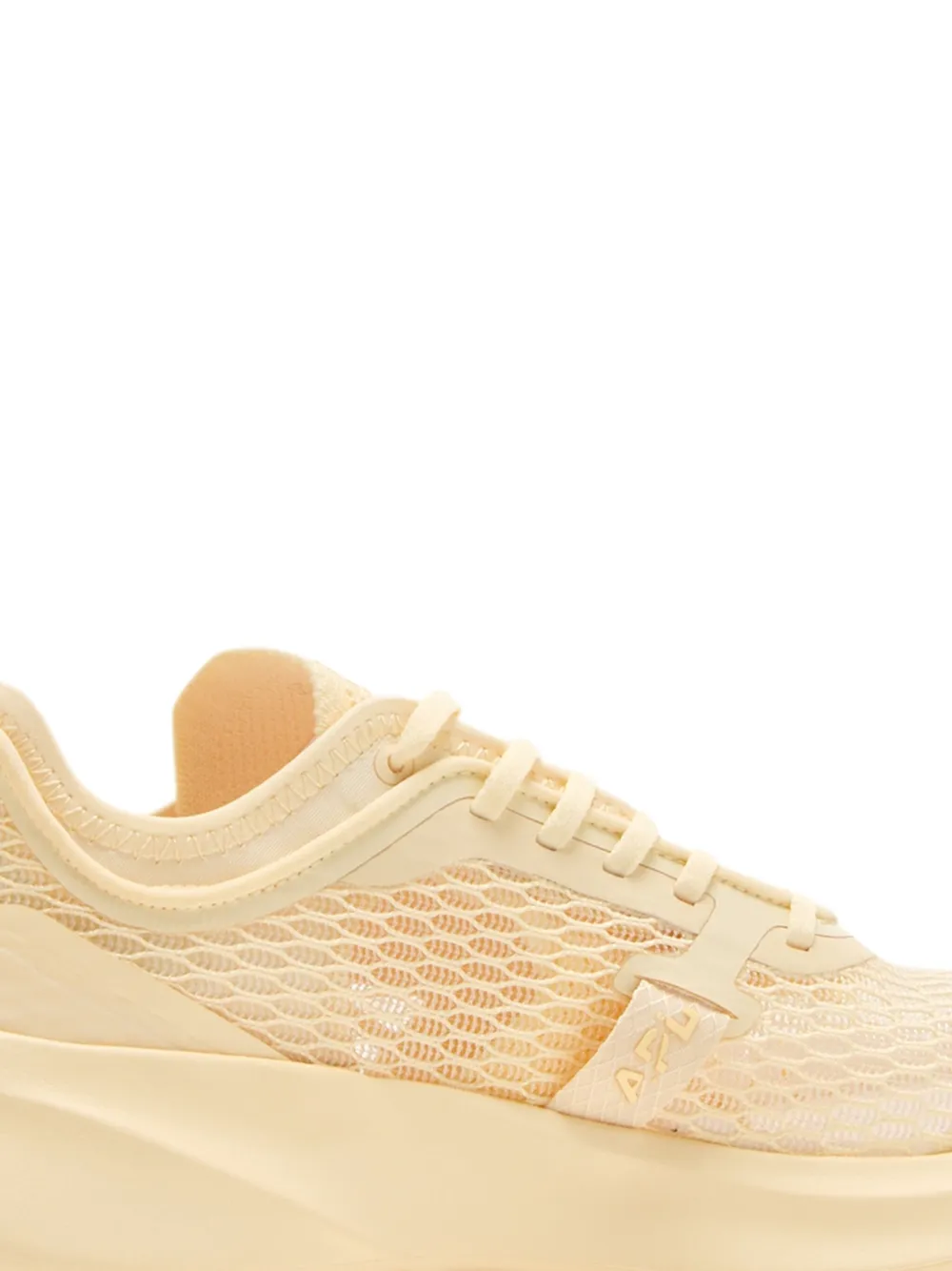 APL: ATHLETIC PROPULSION LABS mesh-panelled lace-up sneakers Yellow