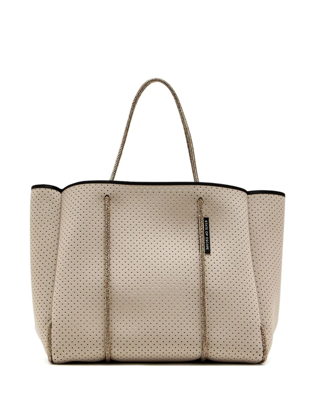 State Of Escape Flying Solo Tote Bag In Neutral
