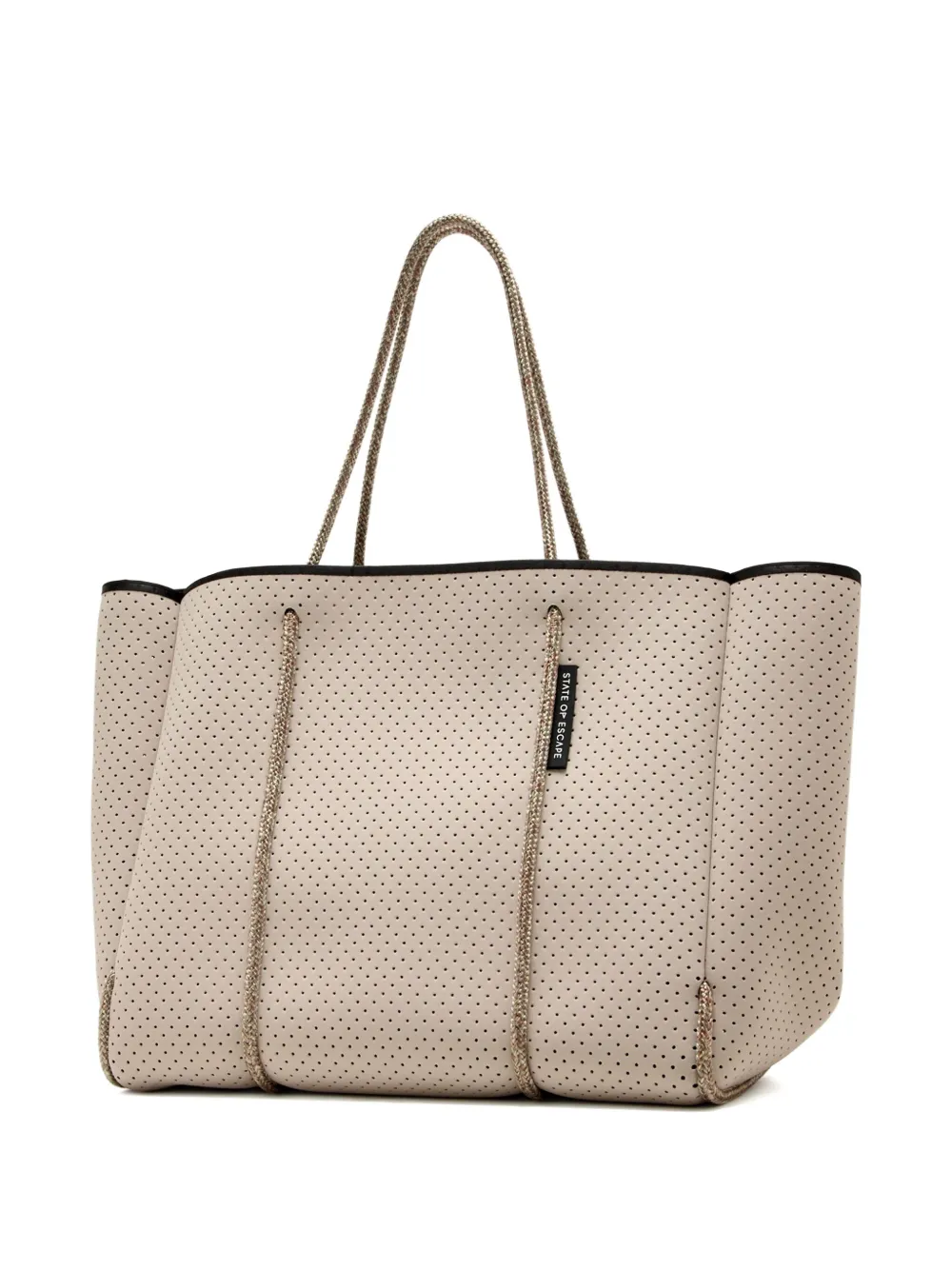State Of Escape Flying Solo Tote Bag In Neutral