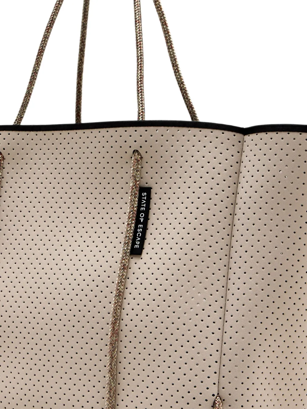 State Of Escape Flying Solo Tote Bag In Neutral