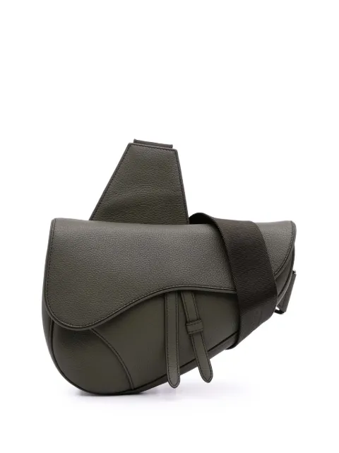 Christian Dior Pre-Owned 2022 Grained Calfskin Saddle Bag crossbody bag