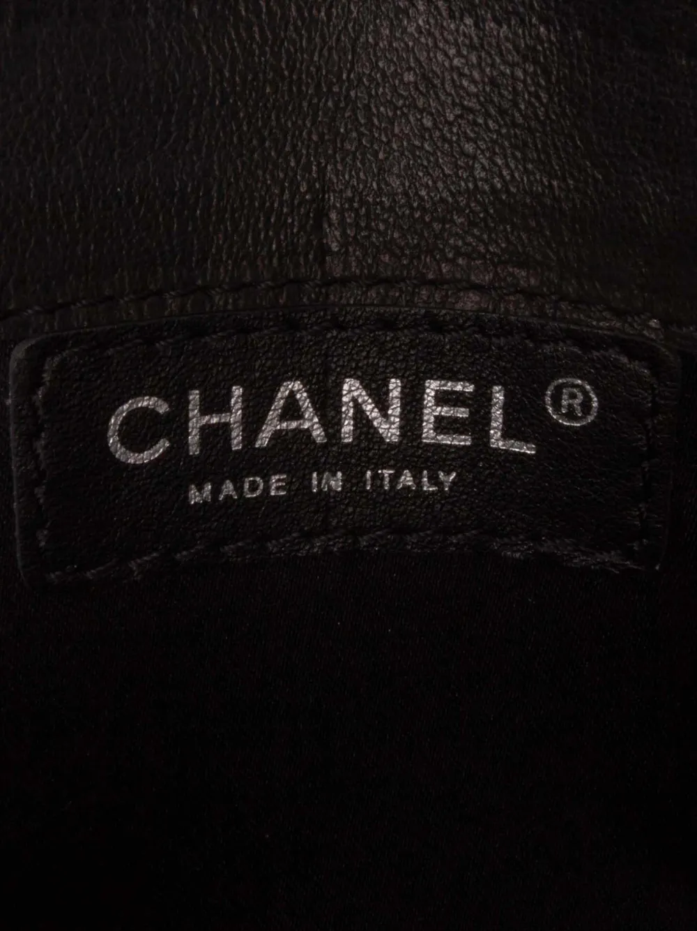 Pre-owned Chanel 2010-2011 Quilted Patent East West Wallet On Chain Crossbody Bag In Black