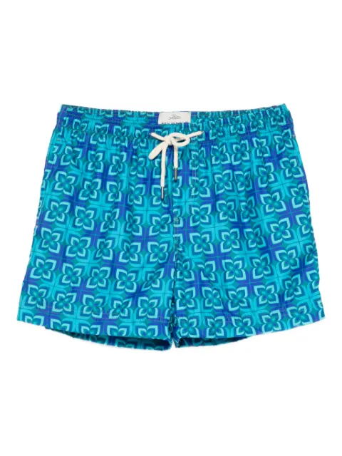 PENINSULA SWIMWEAR geometric-pattern swim shorts