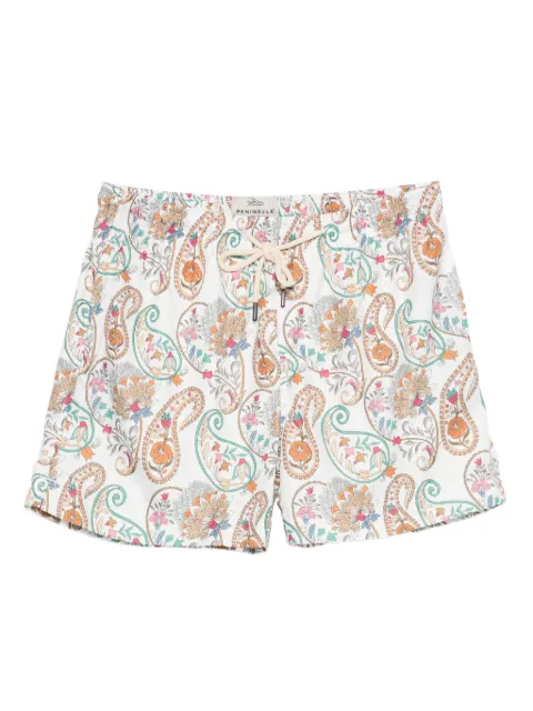 PENINSULA SWIMWEAR Casablanca paisley-print swim shorts