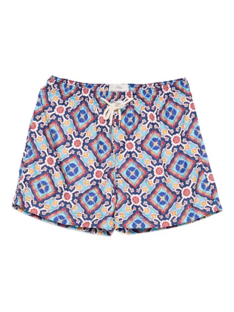 PENINSULA SWIMWEAR شورت سباحة منقوش برباط