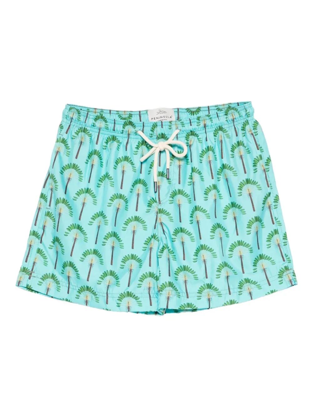 tree-print swim shorts