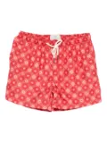 PENINSULA SWIMWEAR geometric-print swim shorts - Red