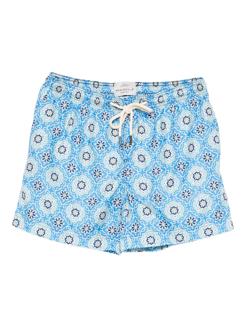 PENINSULA SWIMWEAR Costume da bagno con motivo geometrico - Blu