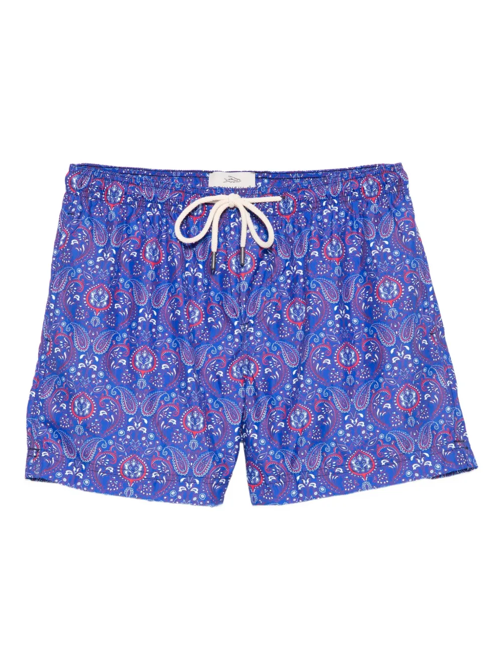 paisley-print swim shorts