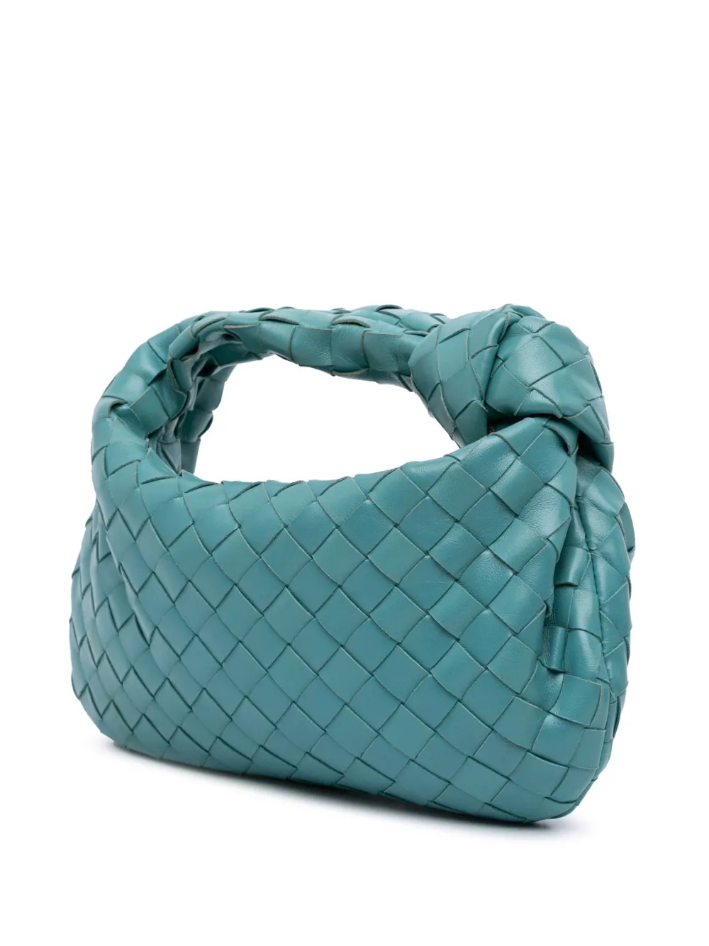 Pre-owned Bottega Veneta 2012-2025 Mini Nappa Intrecciato Jodie Hobo Bag
