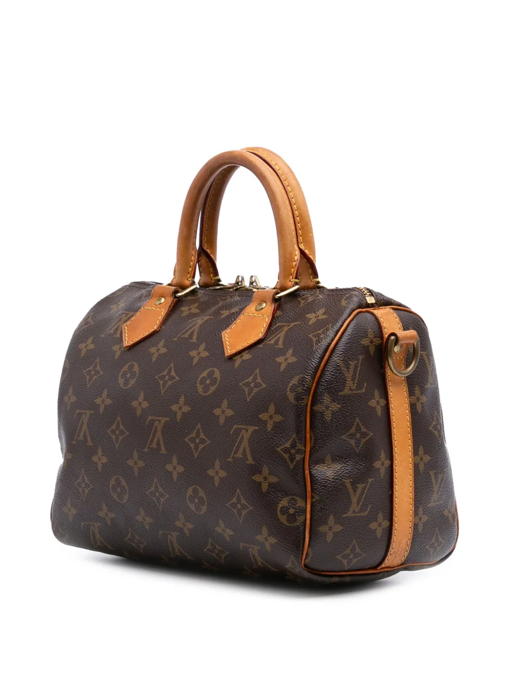 Pre-owned Louis Vuitton 2013 Monogram Speedy Bandouliere 25 Satchel