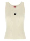Kenzo flower-patch top - White