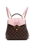 Louis Vuitton Pre-Owned 2018 Damier Ebene Clapton backpack - Brown