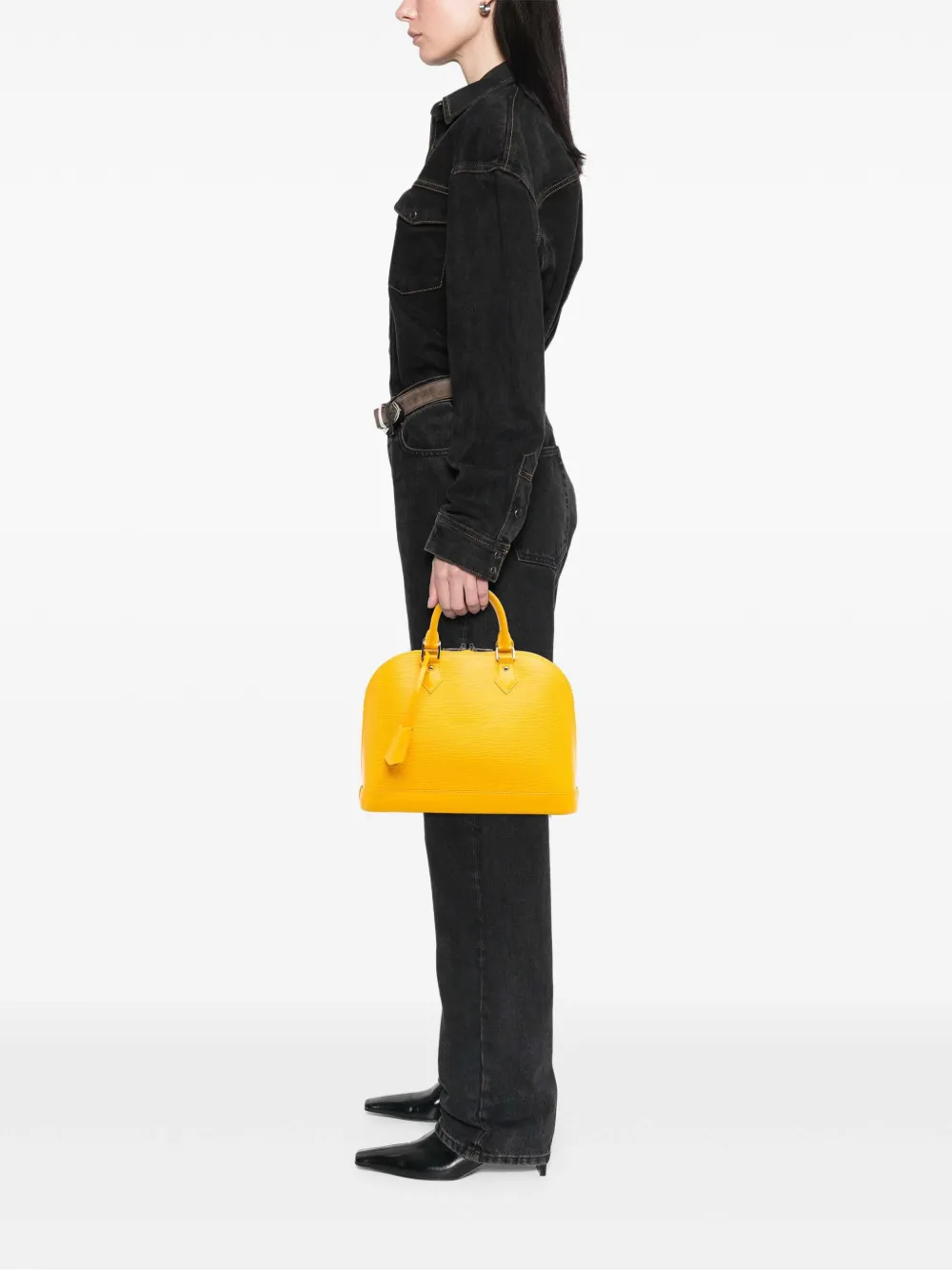 Pre-owned Louis Vuitton 2013 Epi Alma Pm Handbag