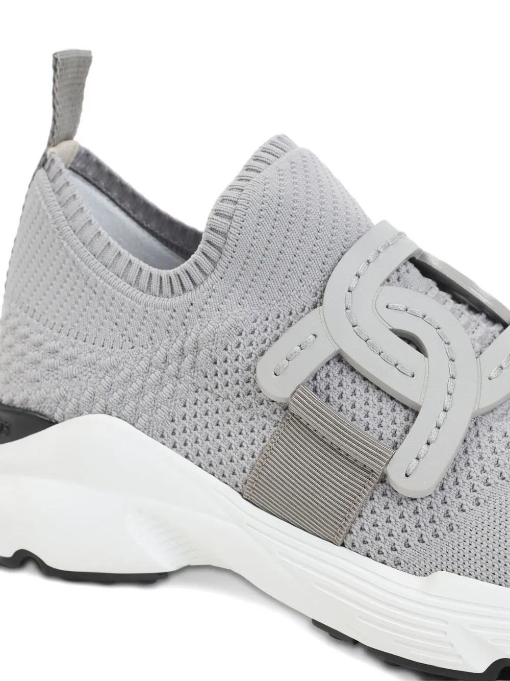 Tod's knit slip-on trainers Grey