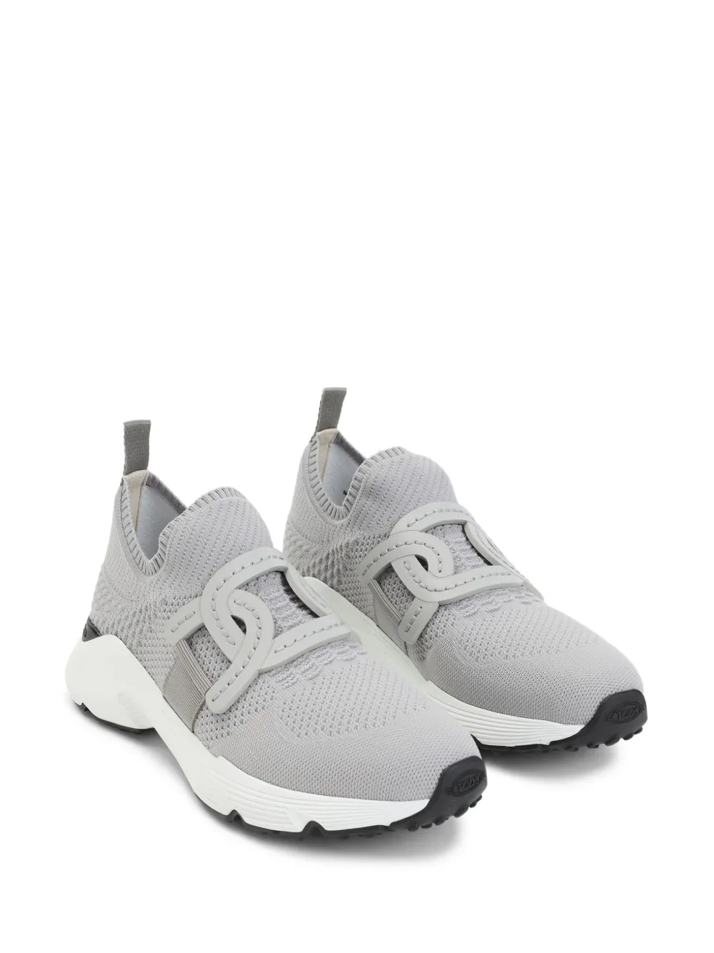 Tod's knit slip-on trainers Grey