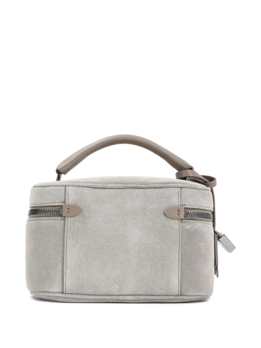 Brunello Cucinelli Tas met ritssluiting en handgreep Beige