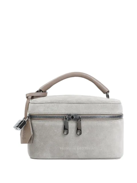 Brunello Cucinelli top-handle zip-fastening bag