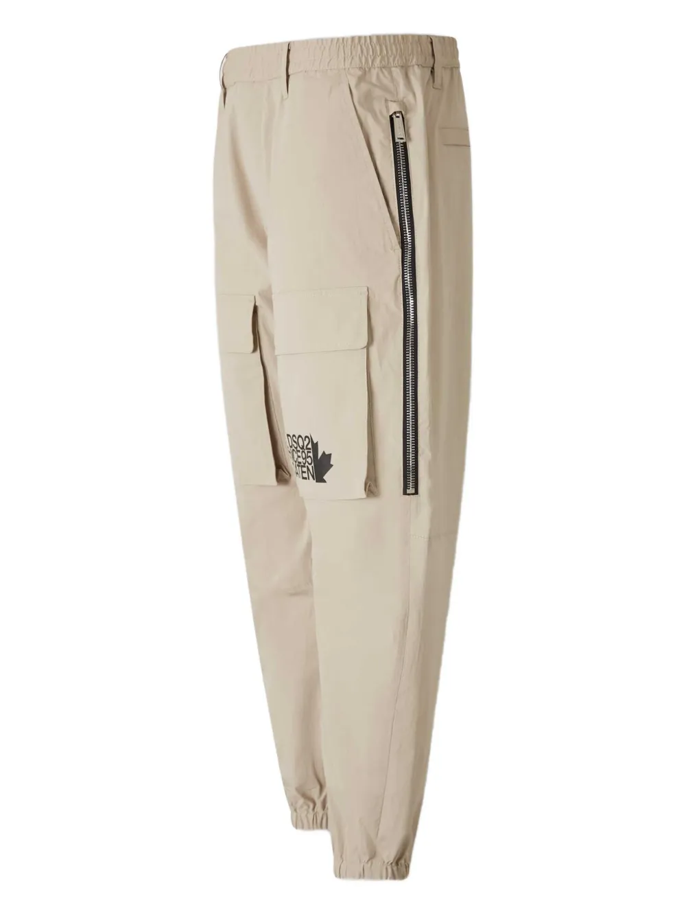 DSQUARED2 logo-print track pants Beige