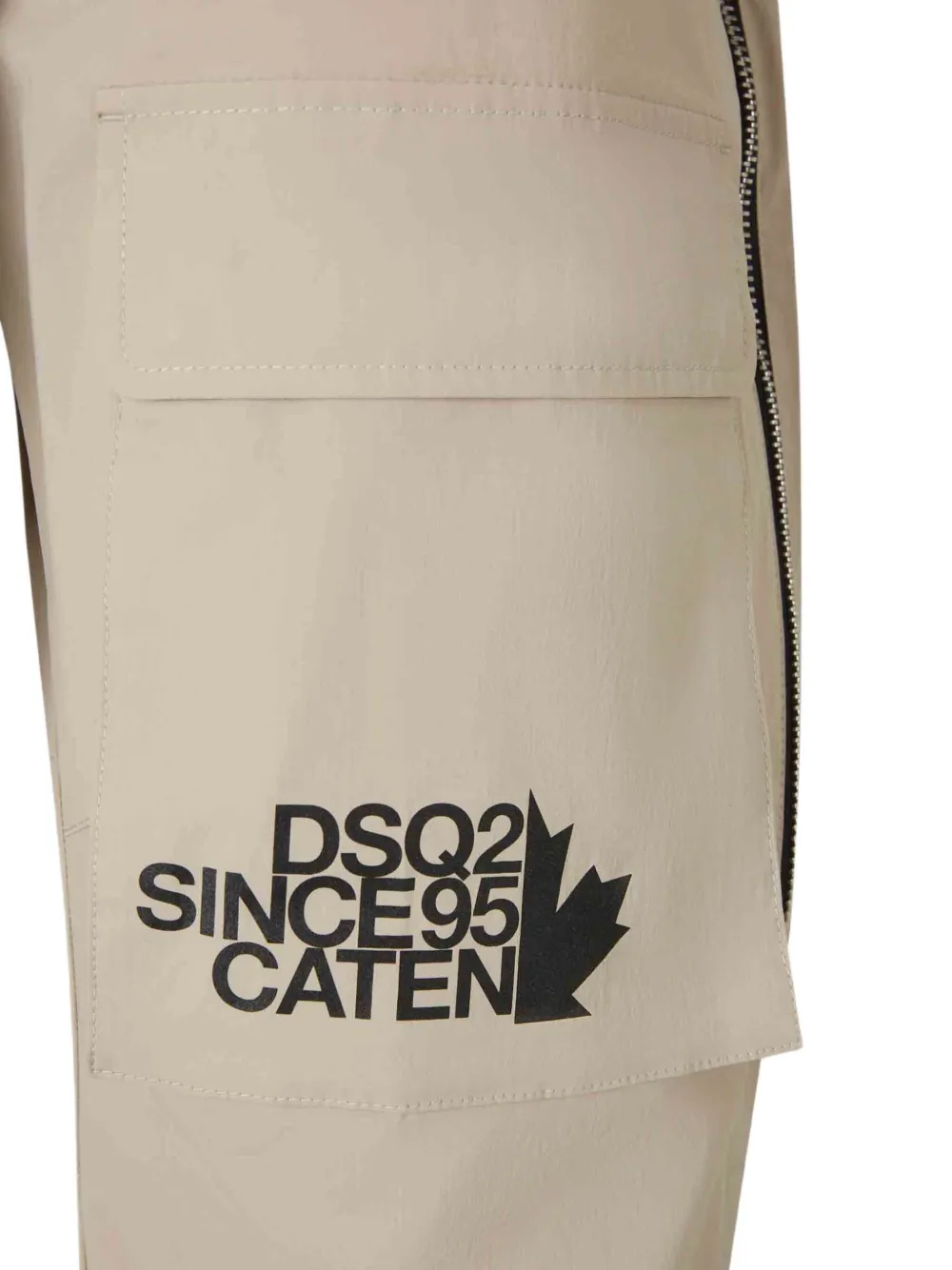 DSQUARED2 logo-print track pants Beige