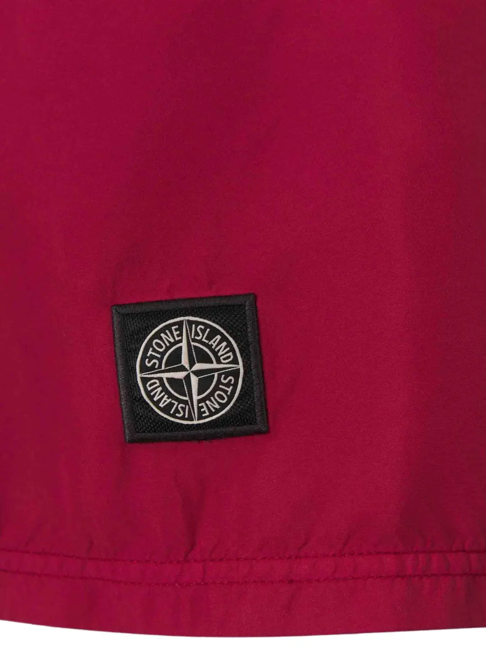 Stone Island Zwembroek met Compass-logopatch Rood