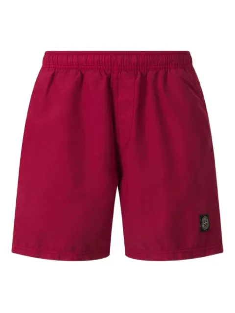 Stone Island shorts de playa con parche Compass
