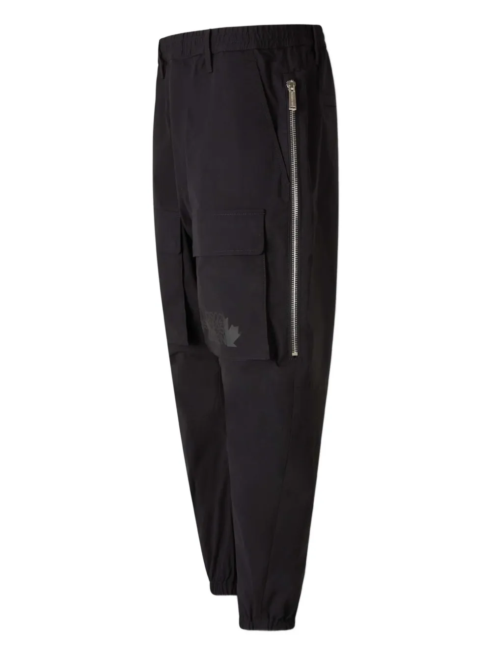 DSQUARED2 side-zip track pants Zwart