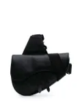 Christian Dior Pre-Owned 2022 Grained Calfskin Saddle Bag crossbody bag - Black