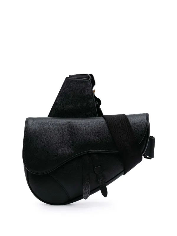 Christian Dior Pre-Owned 2022 Grained Calfskin Saddle Bag