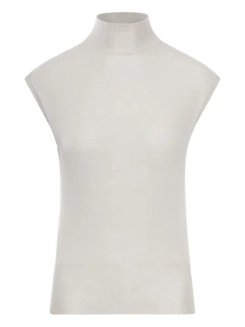 Rick Owens high-neck sleeveless sweater