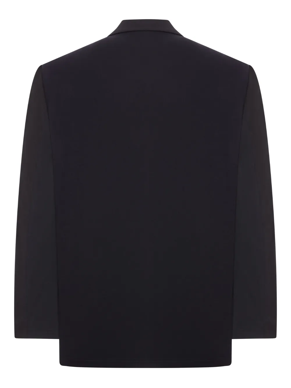 Balenciaga Wollen blazer met enkele rij knopen Zwart