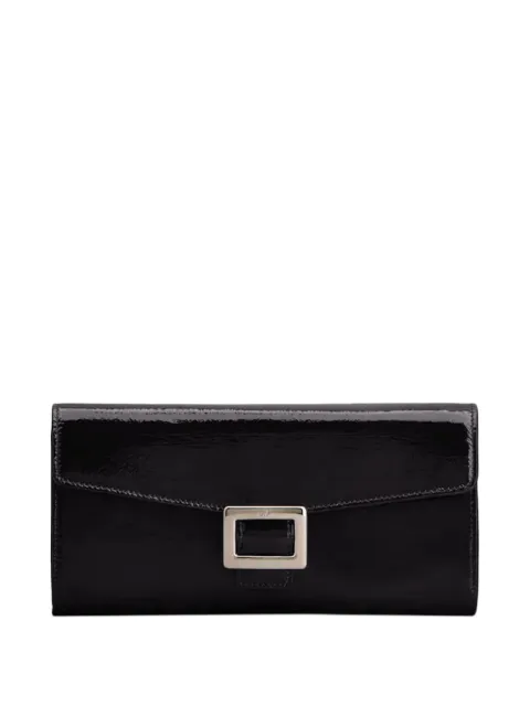 Roger Vivier buckle-fastening leather wallet