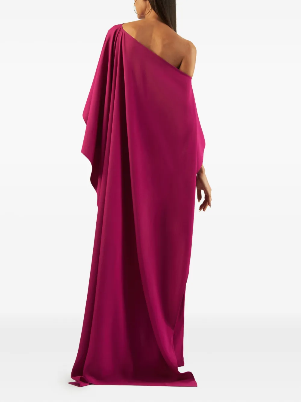 Jerry One-Shoulder Cape Jumpsuit