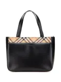 Burberry Pre-Owned 2000-2017 Nova Check Trimmed Leather handbag - Black