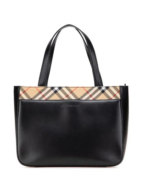 Burberry Pre-Owned 2000-2017 Nova Check Trimmed Leather handbag