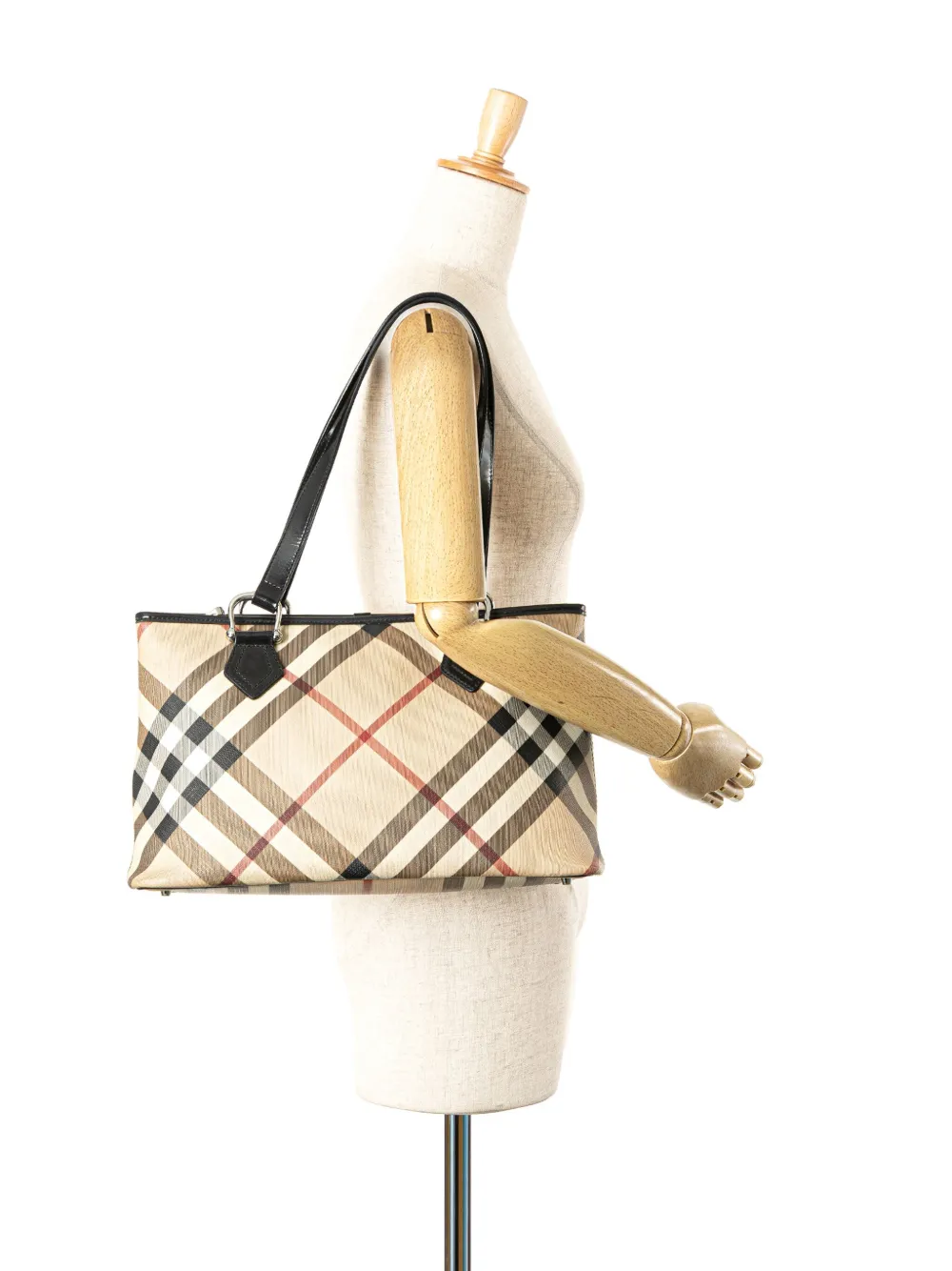 Burberry Pre-Owned 2000-2017 Supernova Check Coated Canvas tote bag | Pre-Owned | Image 2